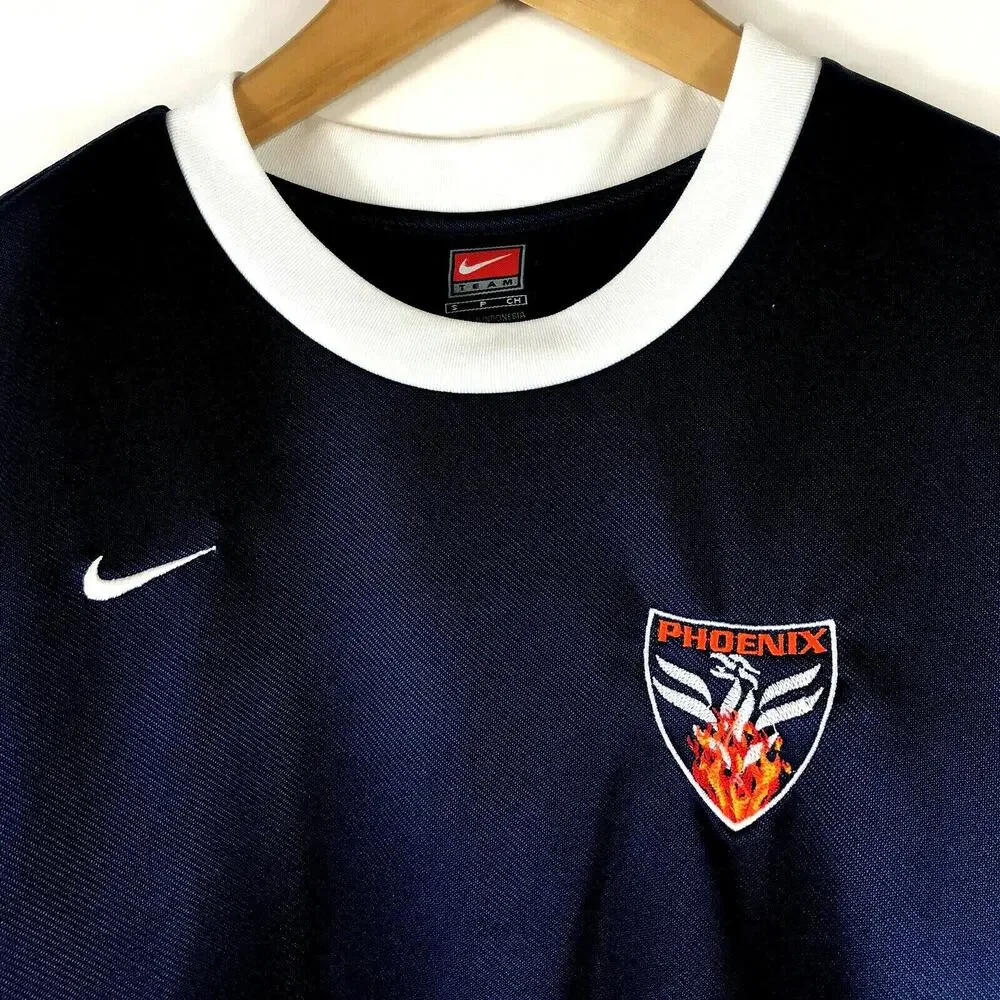 Vintage 90’s Nike Team Sports Jersey Mens Sz Small Phoenix #3 Navy Blue